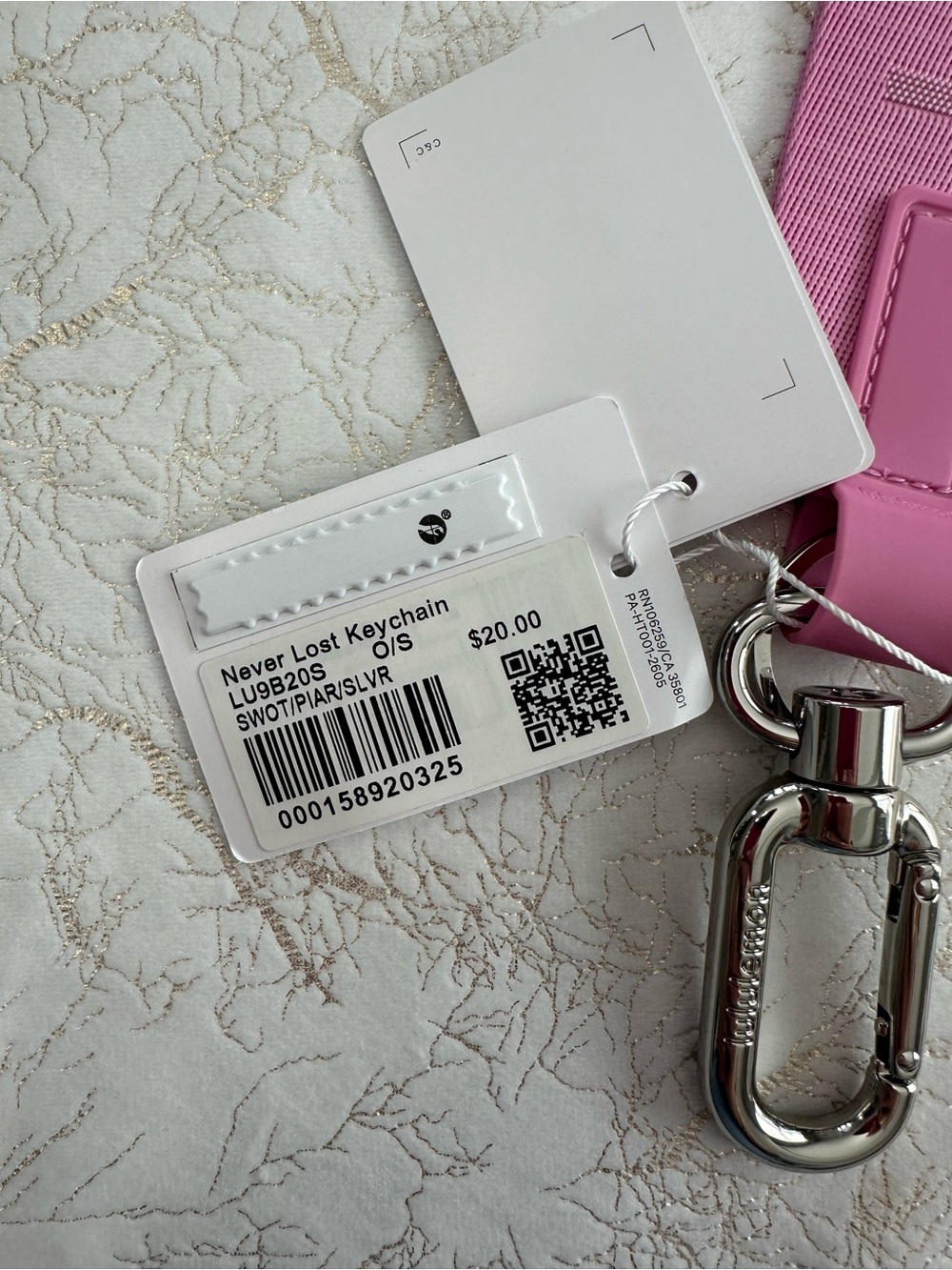 Lululemon Never Lost Keychain in pink
NWT - Picture 2 of 2